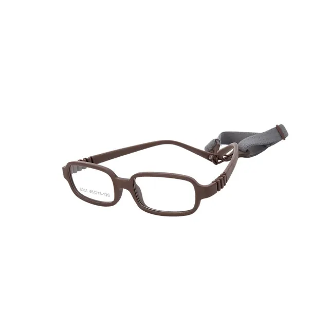 Unbreakable Flexible Kids Glasses with Adjustable Strap for Ages 3-5 Years - 6031 - Perfect for Playtime, Sports & Active Toddlers