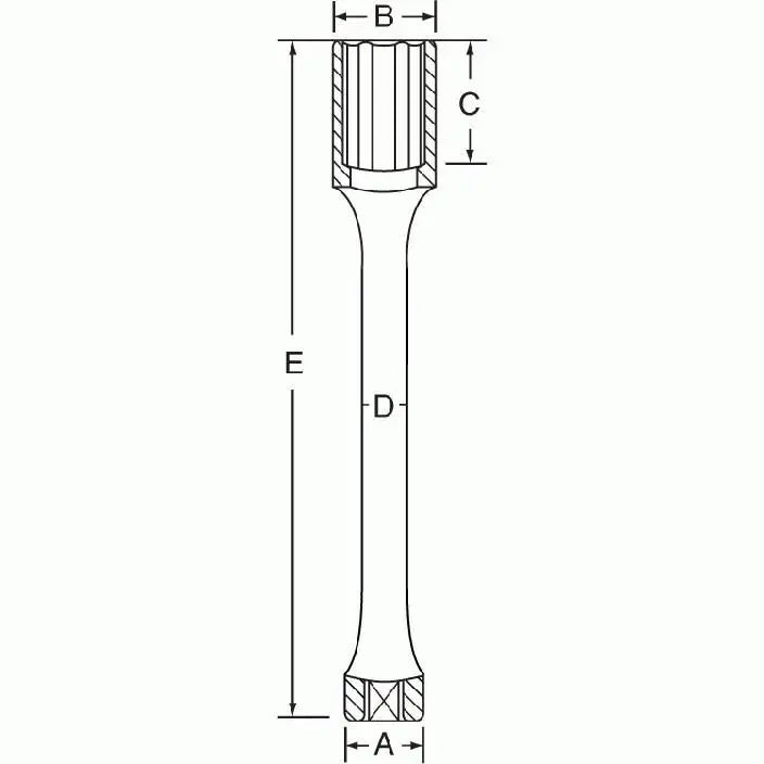 GP 1 Dr. Individual Torque Stick (Metric/SAE) - Professional Torque Limiting Socket Adapter for Automotive & Mechanical Work - Perfect for DIY Repairs, Tire Changes & Engine Maintenance