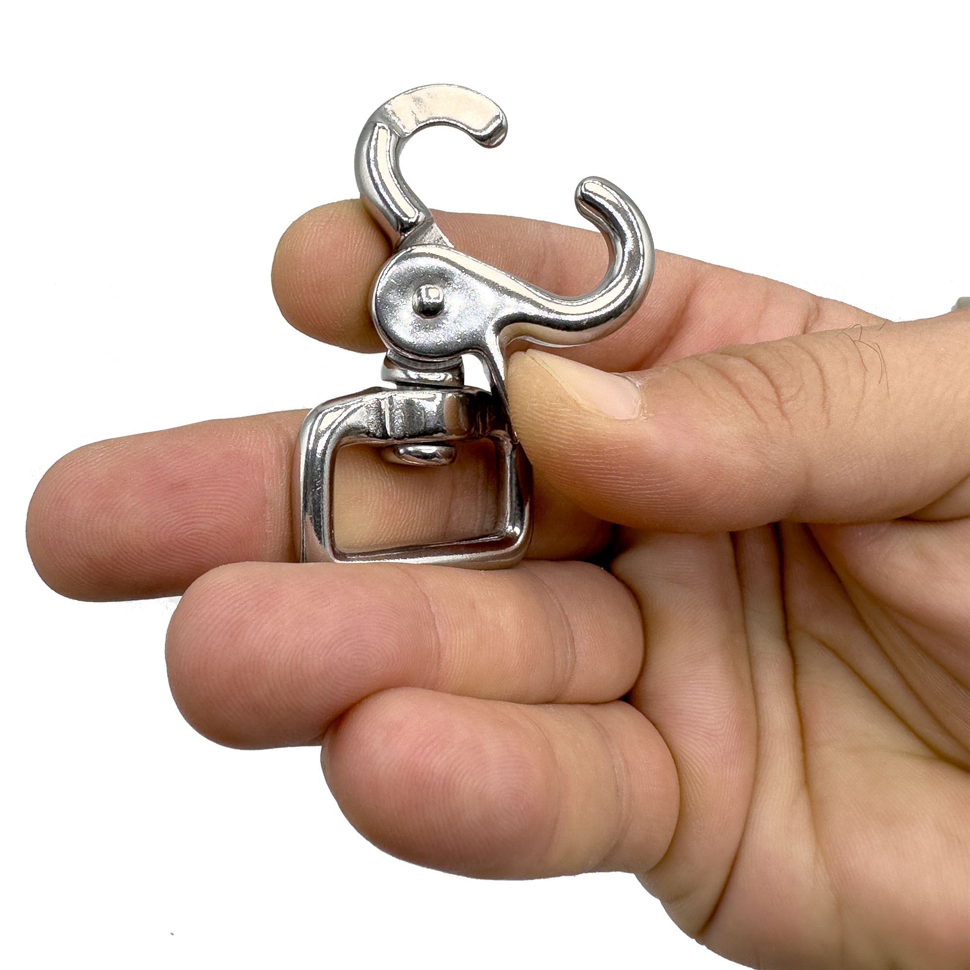 1 Inch Stainless Steel 7023 Square Ring Cage Lock - Secure Storage, Toolboxes, Fencing & Outdoor Equipment