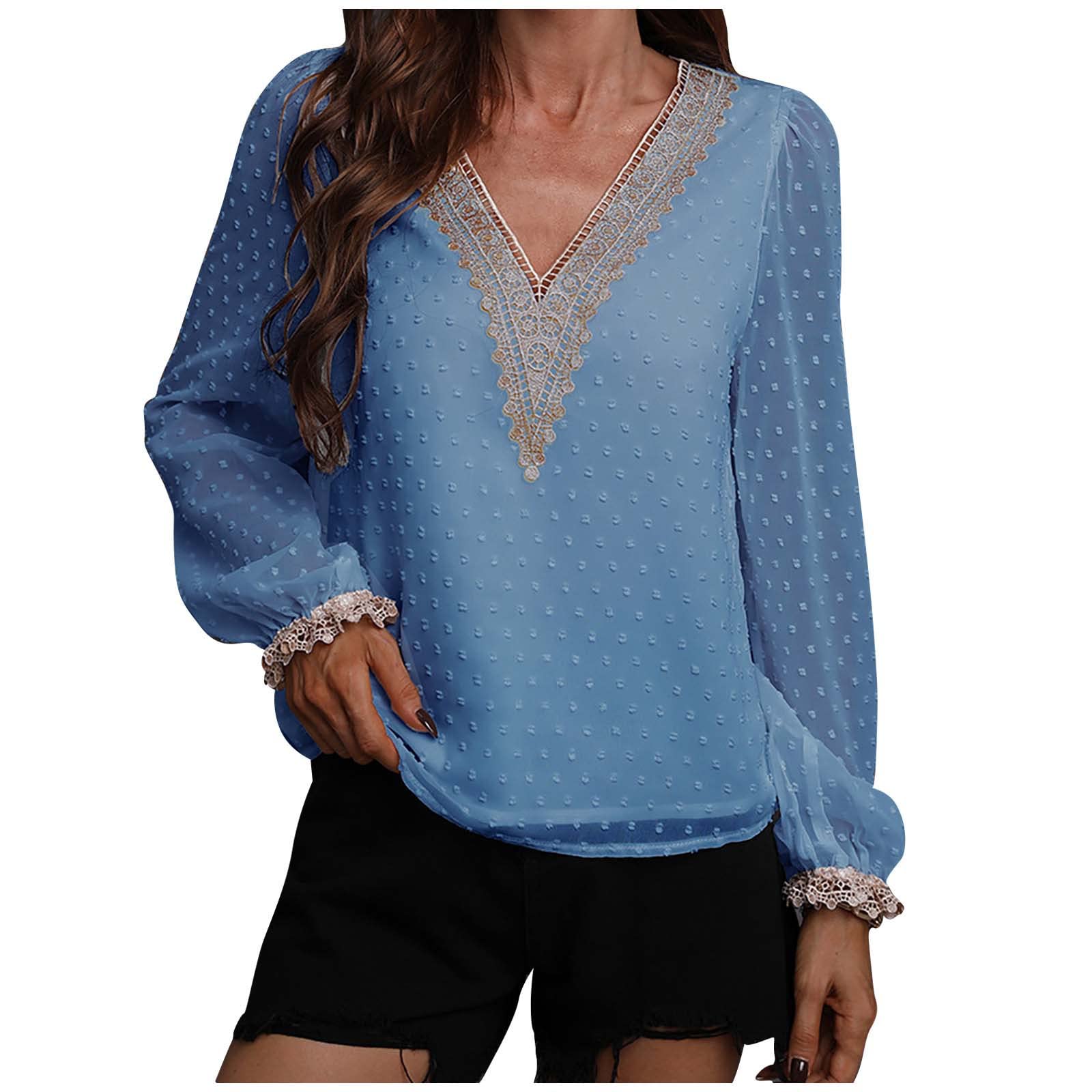Plus Size Tunic Top for Women - Summer Short Sleeve Casual V-Neck Shirt | Comfortable & Stylish Mom Shirts for Everyday Wear, Work & Outings