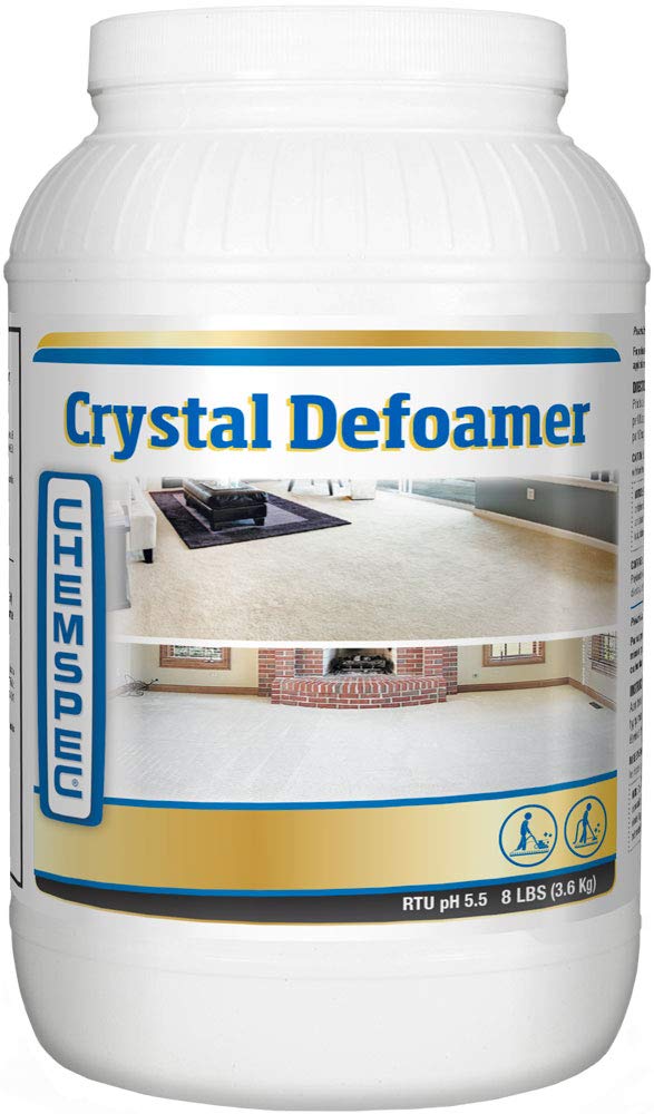 Chemspec-C-CD32 Crystal Defoamer - High-Performance Antifoam for Carpet Cleaning Systems | 8 lb Jars (4-Pack) | Ideal for Commercial Carpet Cleaning & Industrial Applications