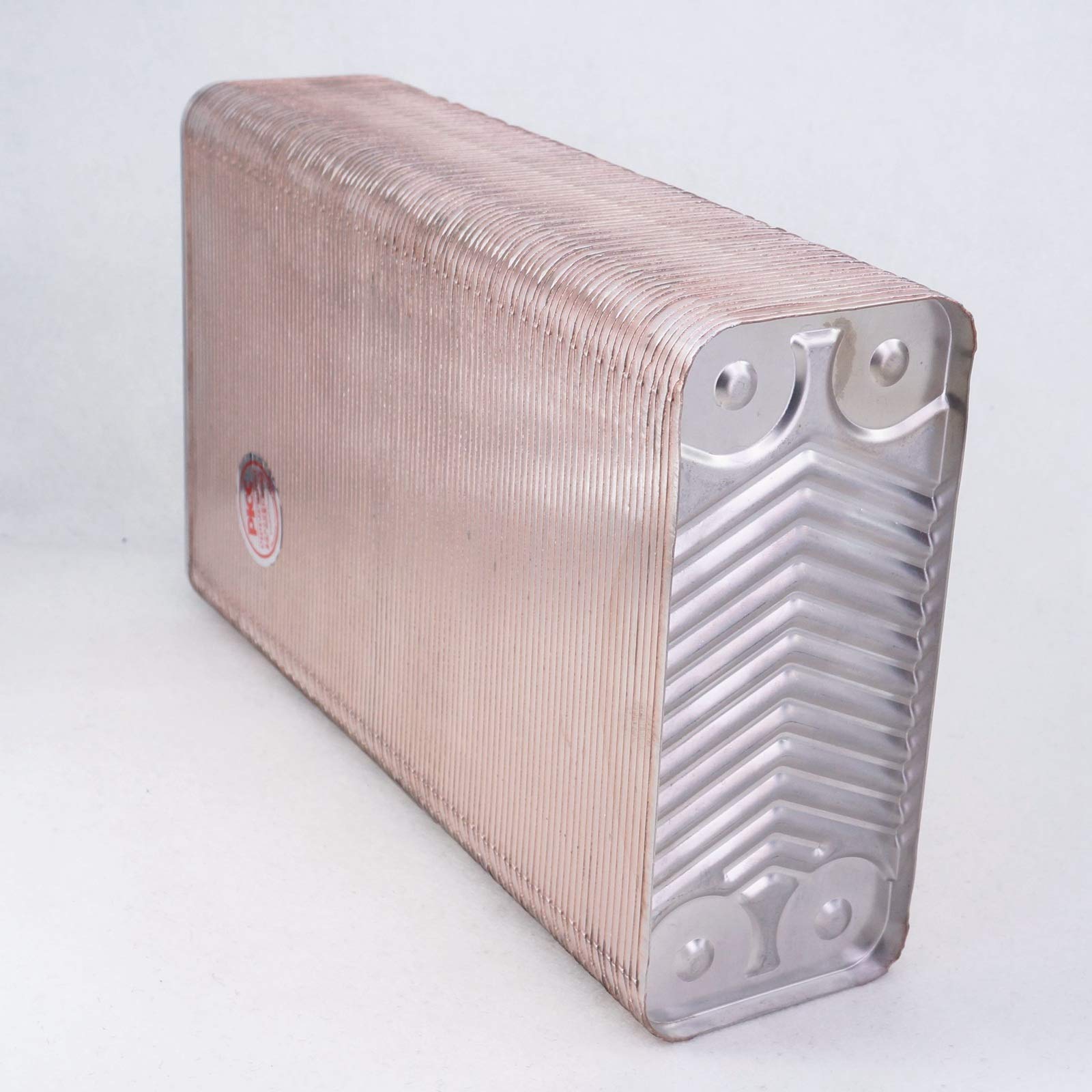 Stainless Steel 100 Plate Wort Chiller Cooler - SUS 304 Heat Exchanger for Home Brewing Beer & Wine Making | Perfect for Craft Breweries & DIY Fermentation