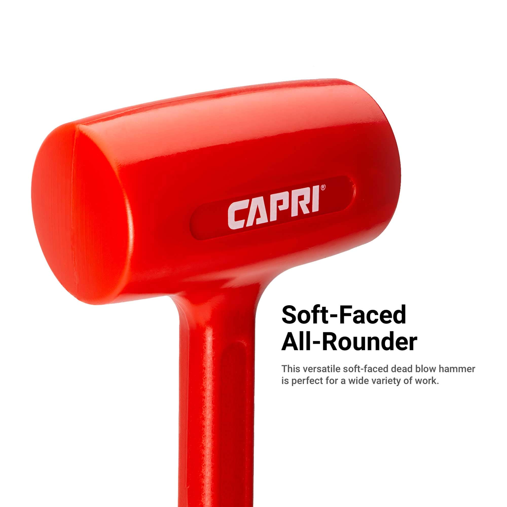 Capri Tools 5-Piece Dead Blow Hammer Set - USA Made for Auto Repair & Woodworking