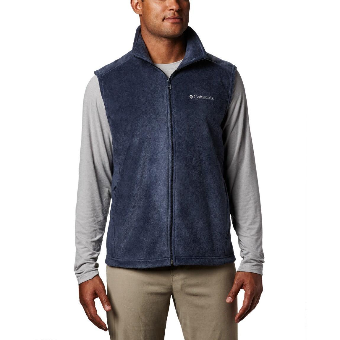 Columbia Steens Mountain™ Fleece Vest for Men - Lightweight Insulated Outdoor Jacket for Hiking, Camping & Casual Wear