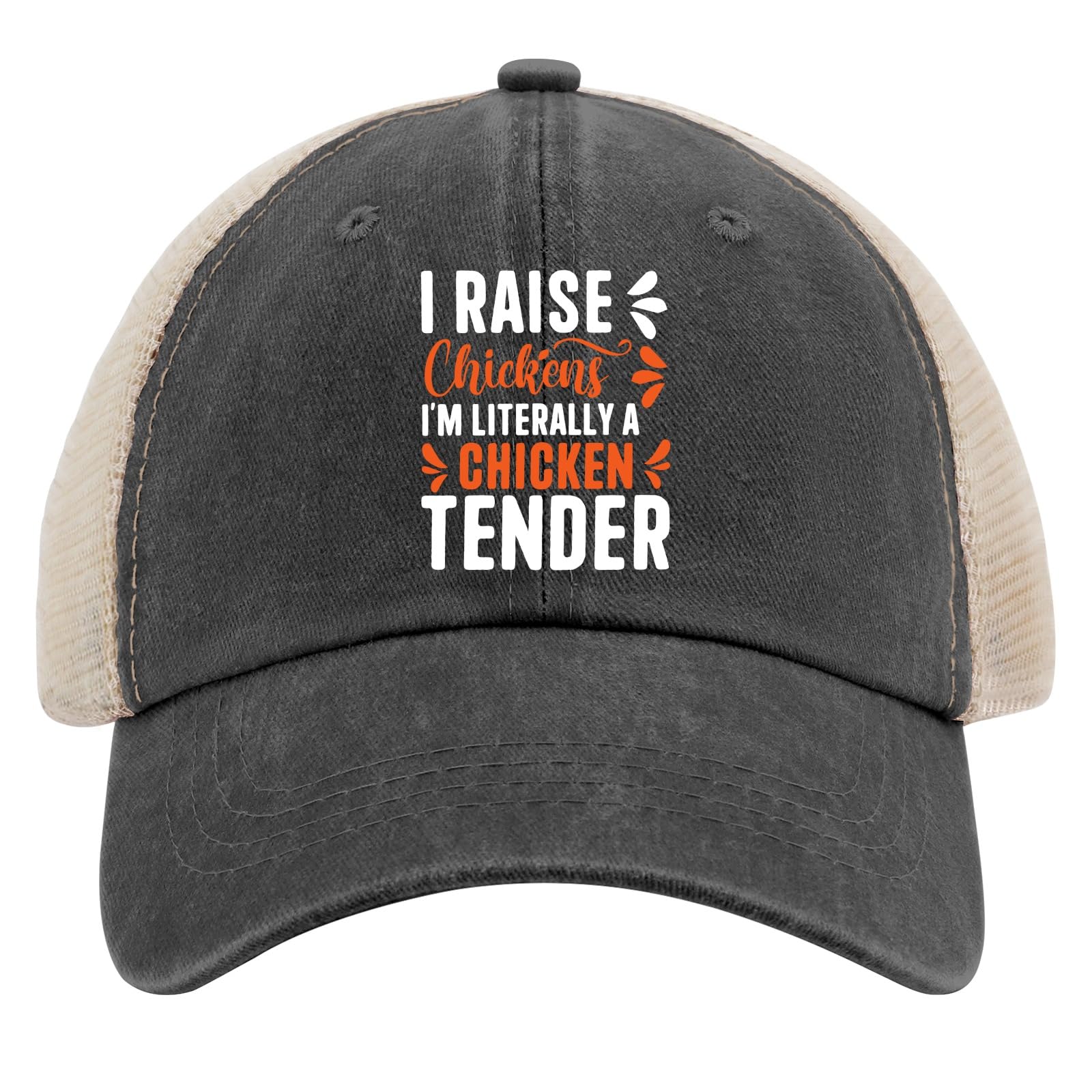 Men's All Black Bucket Hat - Lightweight Running & Golf Hat for Chicken Farmers - Perfect Outdoor Hat for Hiking, Fishing, and Casual Wear