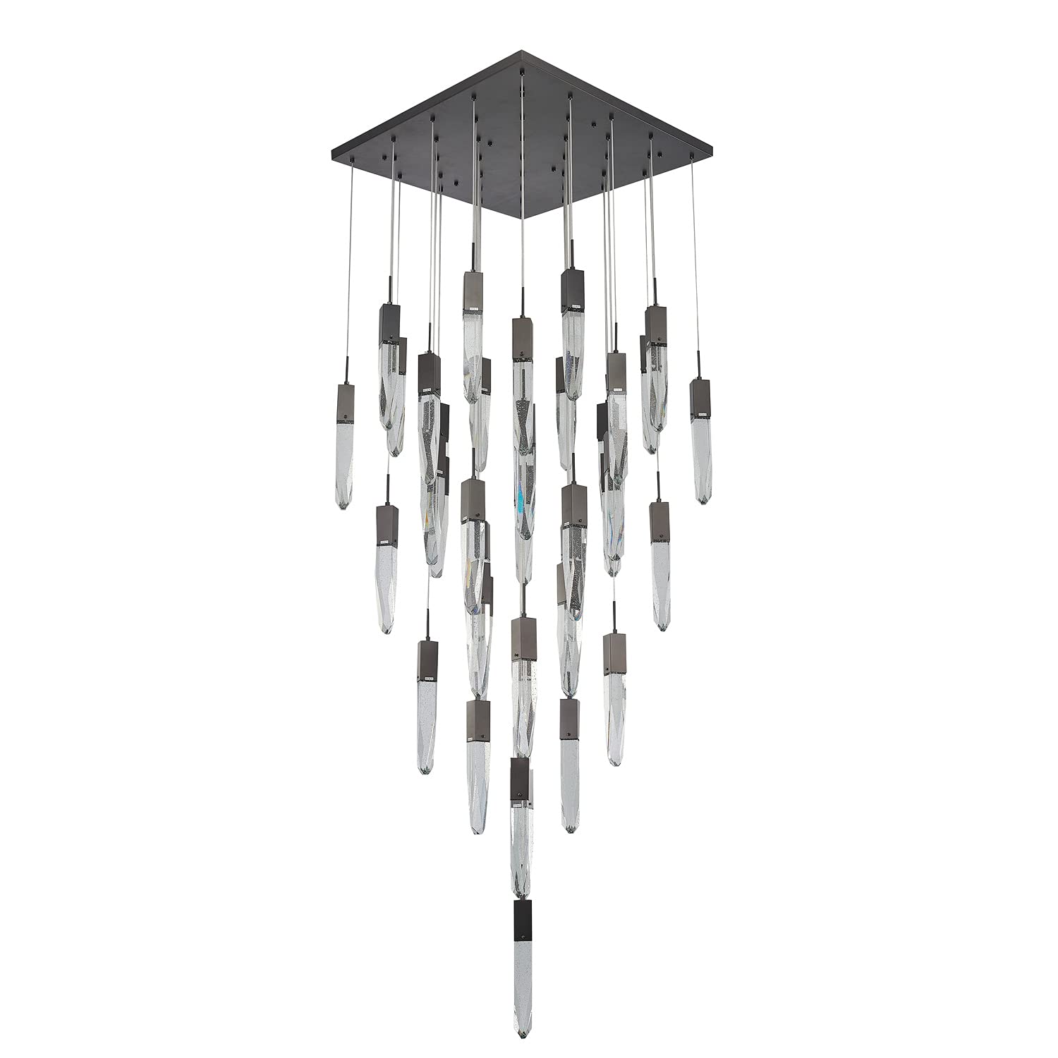 FAL Series 3-Light Mini Chandelier in Beige & Green - Perfect for Dining Room, Bedroom or Entryway Lighting Decor