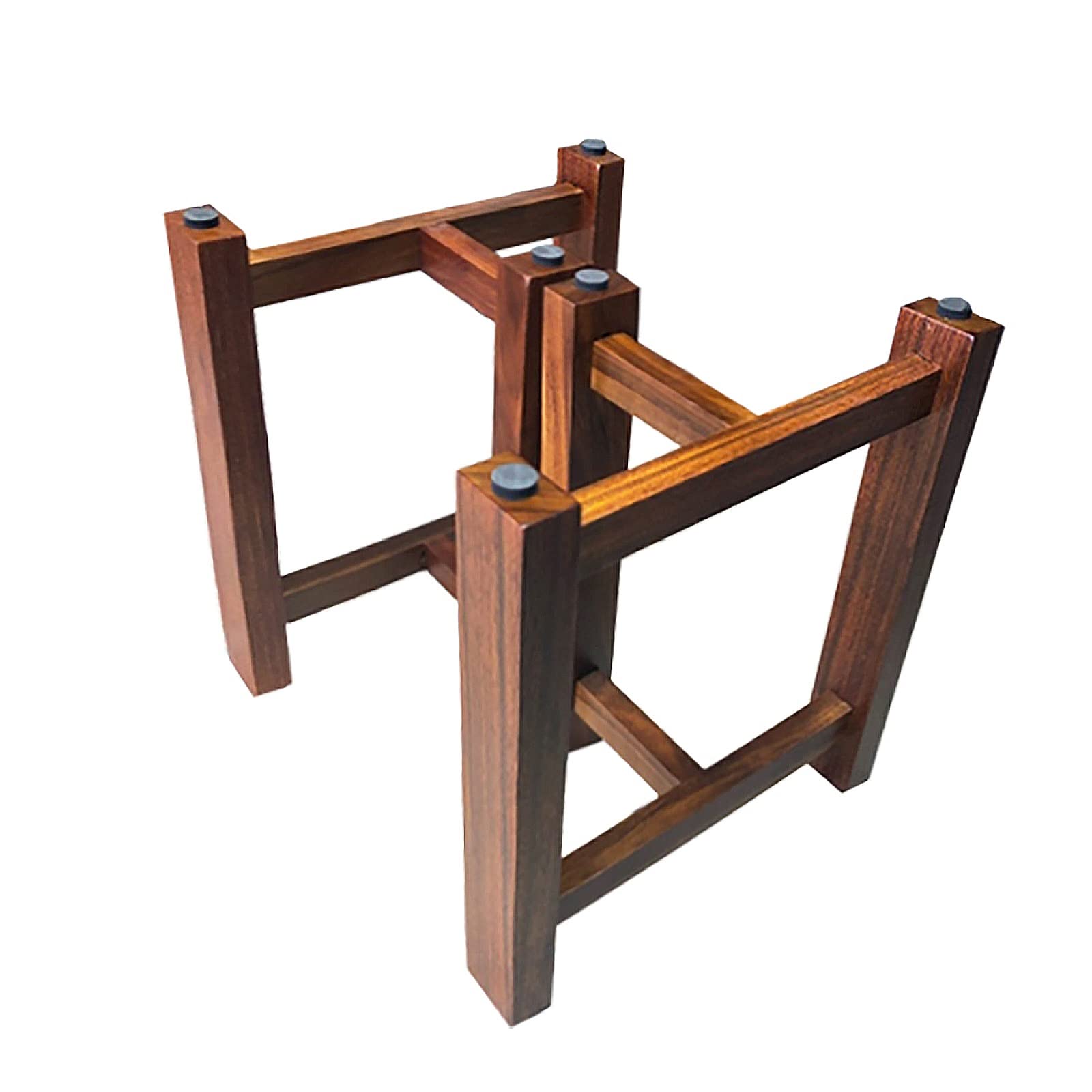 DIY Wooden Dining Table Legs 65cm - Industrial Square Tube Furniture Legs for Coffee & Conference Tables (Set of 2) - Perfect for Modern Home & Office Decor
