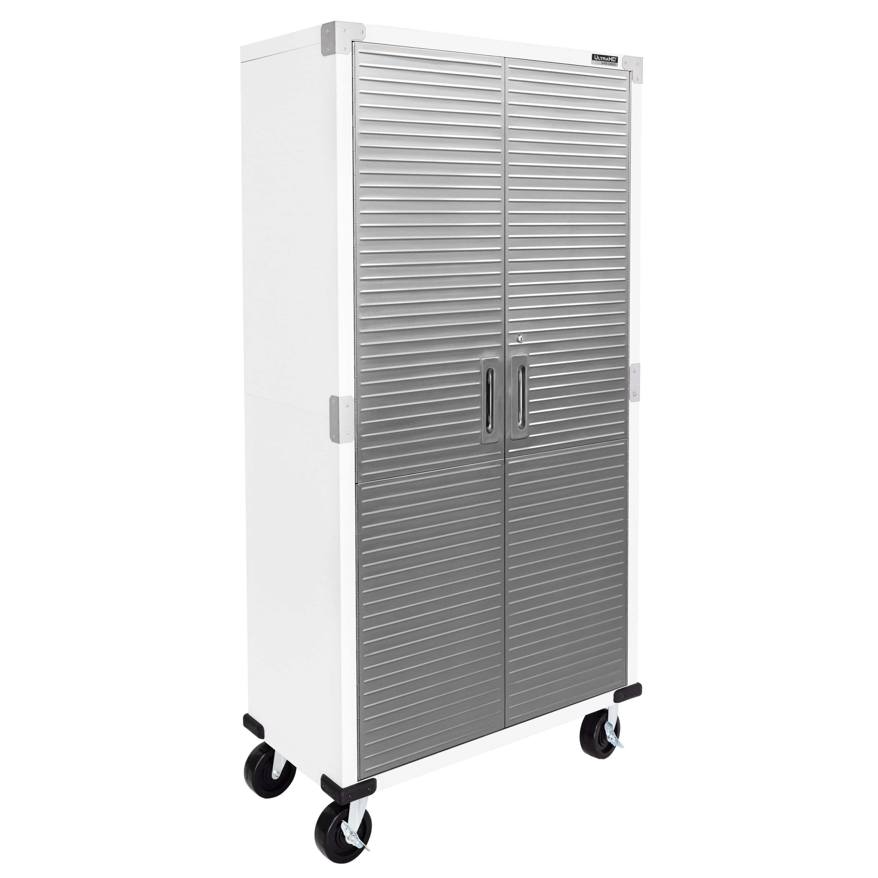 UltraHD® 2-Piece Storage Cabinet Set - Modern Organizer for Home, Office & Garage - Perfect for Closet Organization & Space Saving Solutions