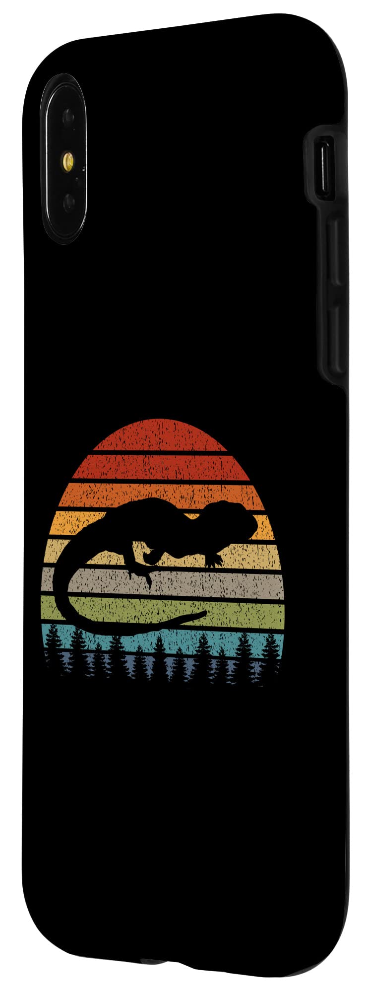 Funny Red Ackie Spiny-Tailed Monitor Lizard iPhone X/XS Case - Durable Protective Cover for Reptile Lovers - Perfect for Daily Use, Travel & Outdoor Adventures