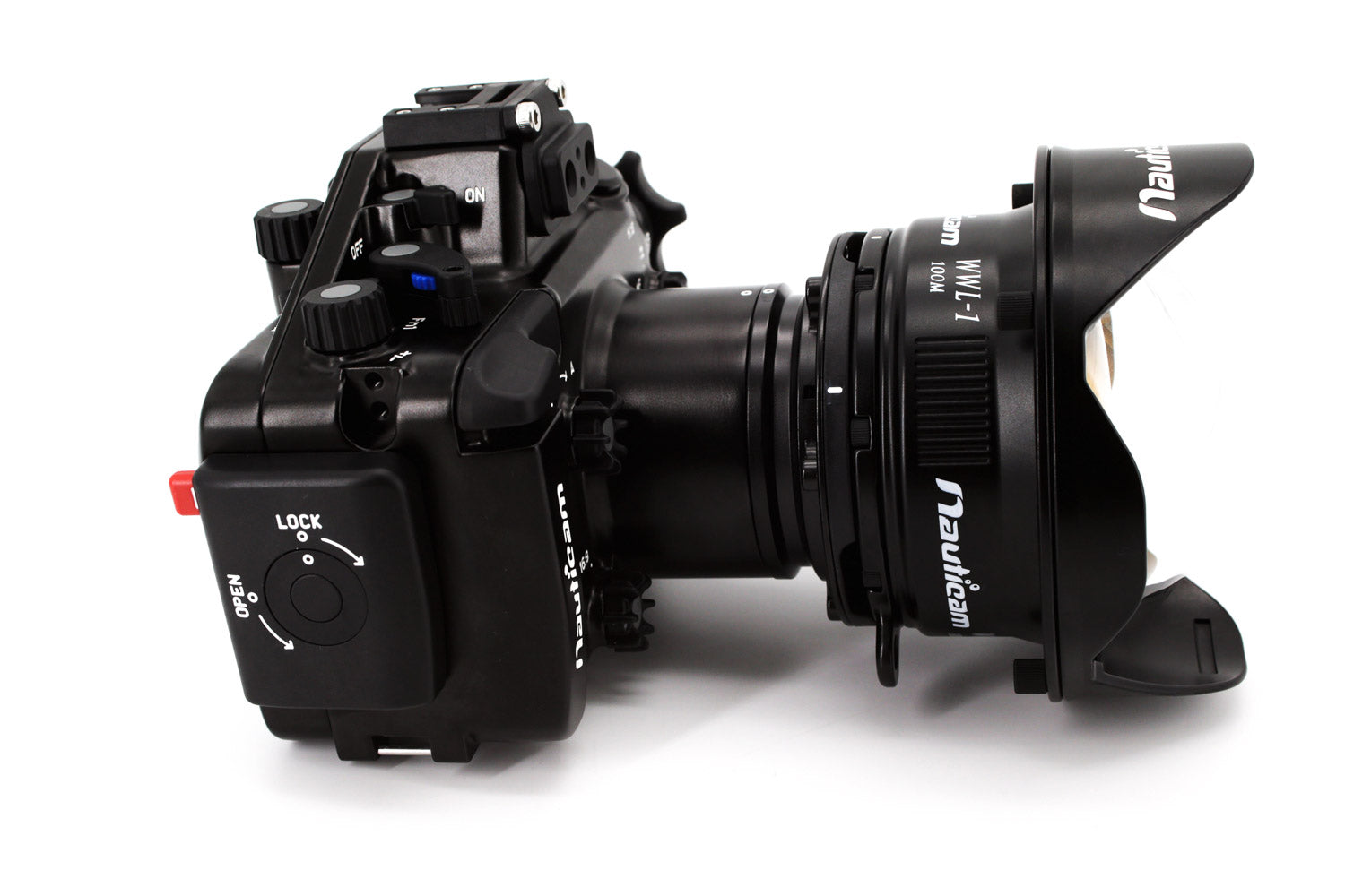 Waterproof Housing for Panasonic Lumix DMC-LX100 II Camera - Underwater Photography Case for Scuba Diving & Snorkeling