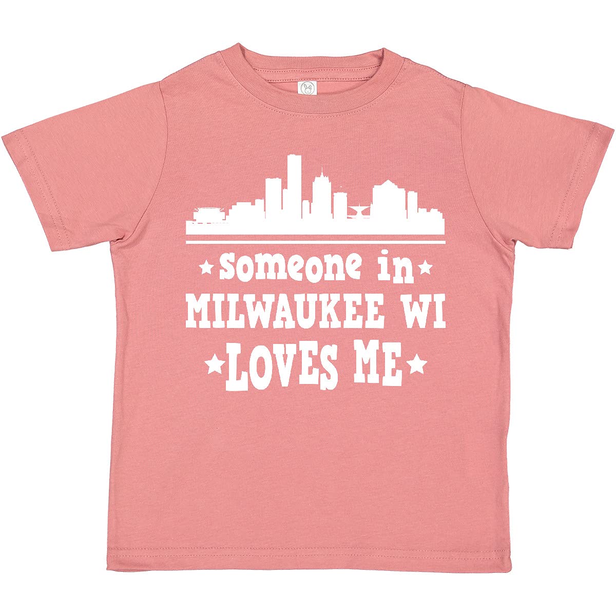 Inktastic Milwaukee Wisconsin 'Someone Loves Me' Toddler T-Shirt - Cute & Comfortable Cotton Tee for Boys & Girls - Perfect for Family Outings, Playdates & Photo Shoots