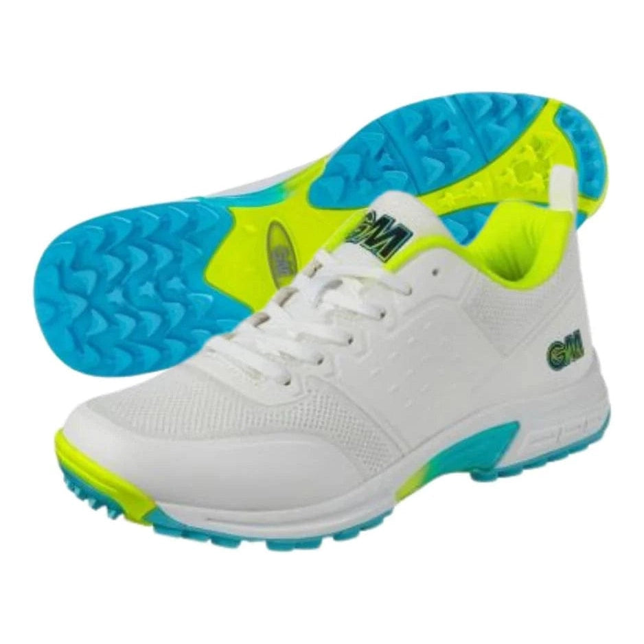 GM AION All Rounder Men's Rubber Cricket Shoes - Lightweight Non-Slip Sports Shoes for Cricket, Badminton & Indoor Games - Perfect for Training & Matches