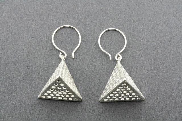 Pyramid Hive Earrings for Women - Trendy Geometric Dangle Earrings for Party, Wedding & Everyday Wear