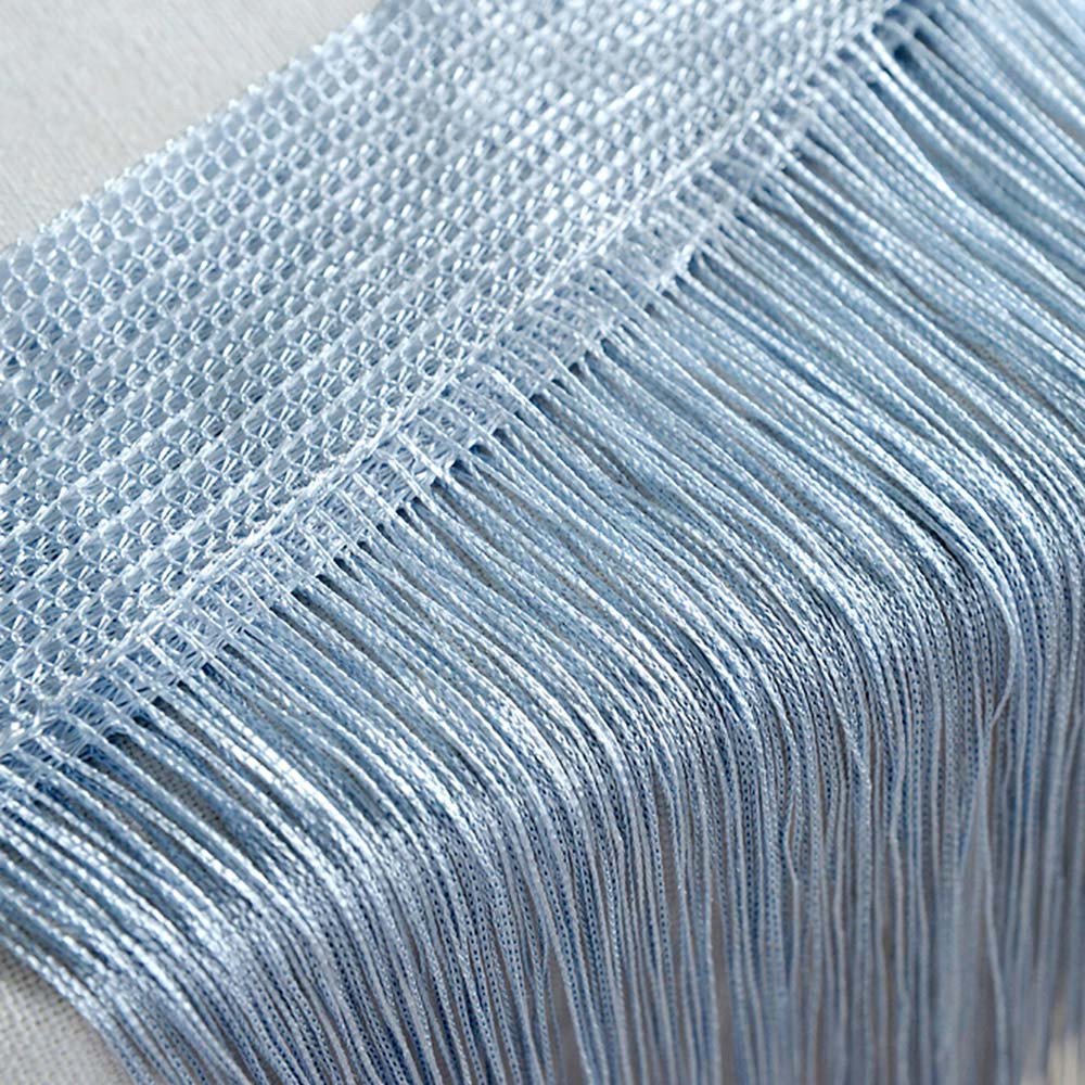 Blackout Window Curtains for Patio Doors - Fly Screen Net with Fringe String - Room Divider & Home Decor (One Size) - Perfect for Living Room, Bedroom & Outdoor Spaces