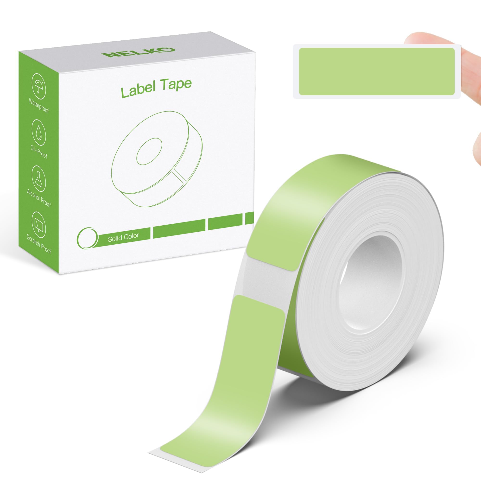 Nelko Genuine P21 Label Maker Tape - 14x40mm (0.55