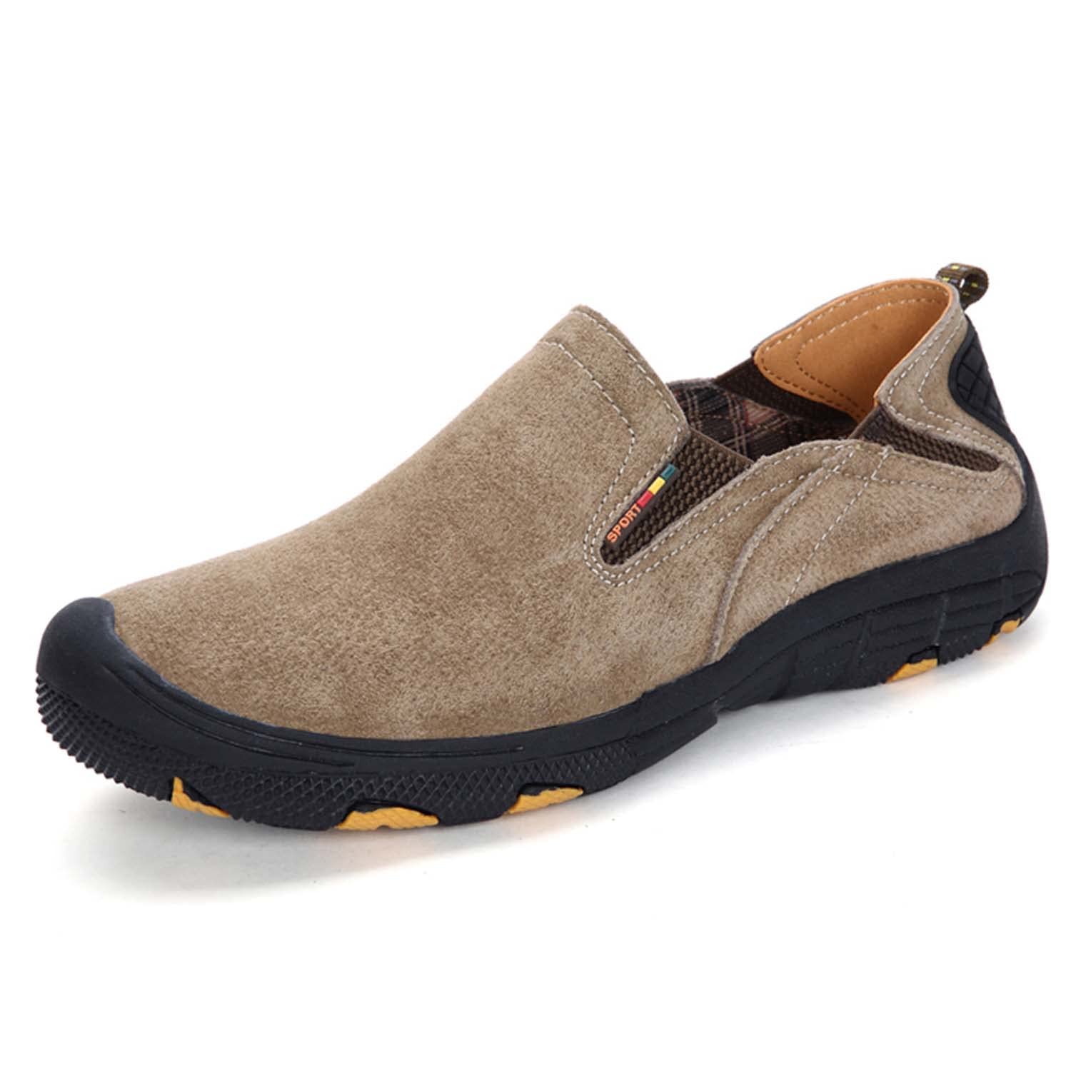 **Eliogn Men's Slip-On Hiking Loafers - Comfortable Non-Slip Outdoor Walking Shoes for Men - Perfect for Hiking, Travel & Casual Wear**