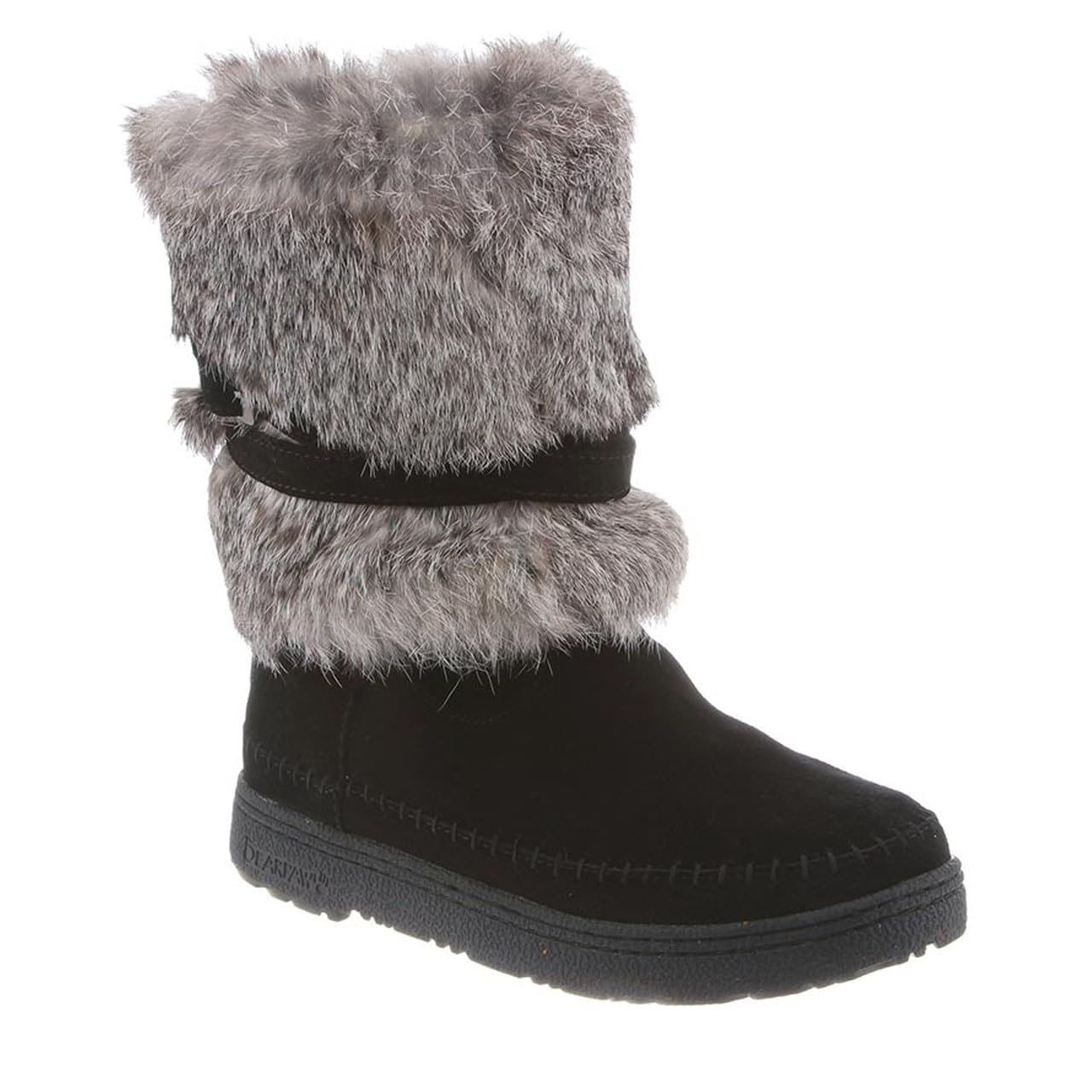 BEARPAW Women's Kara Slip-On Winter Boots - Classic Suede Comfort Booties for Women in Multiple Colors | Cozy Casual & Outdoor Wear for Cold Weather