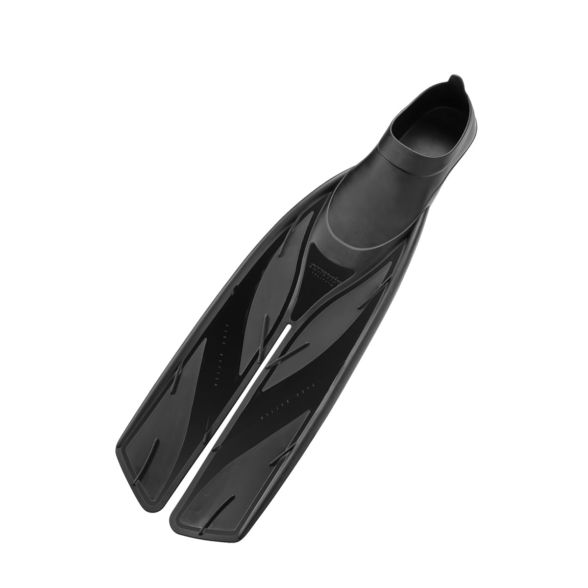 Atomic Full Foot Split Fins - High Energy Compound Scuba Diving Fins for Professional & Recreational Divers - Perfect for Reef Exploration, Spearfishing & Underwater Photography