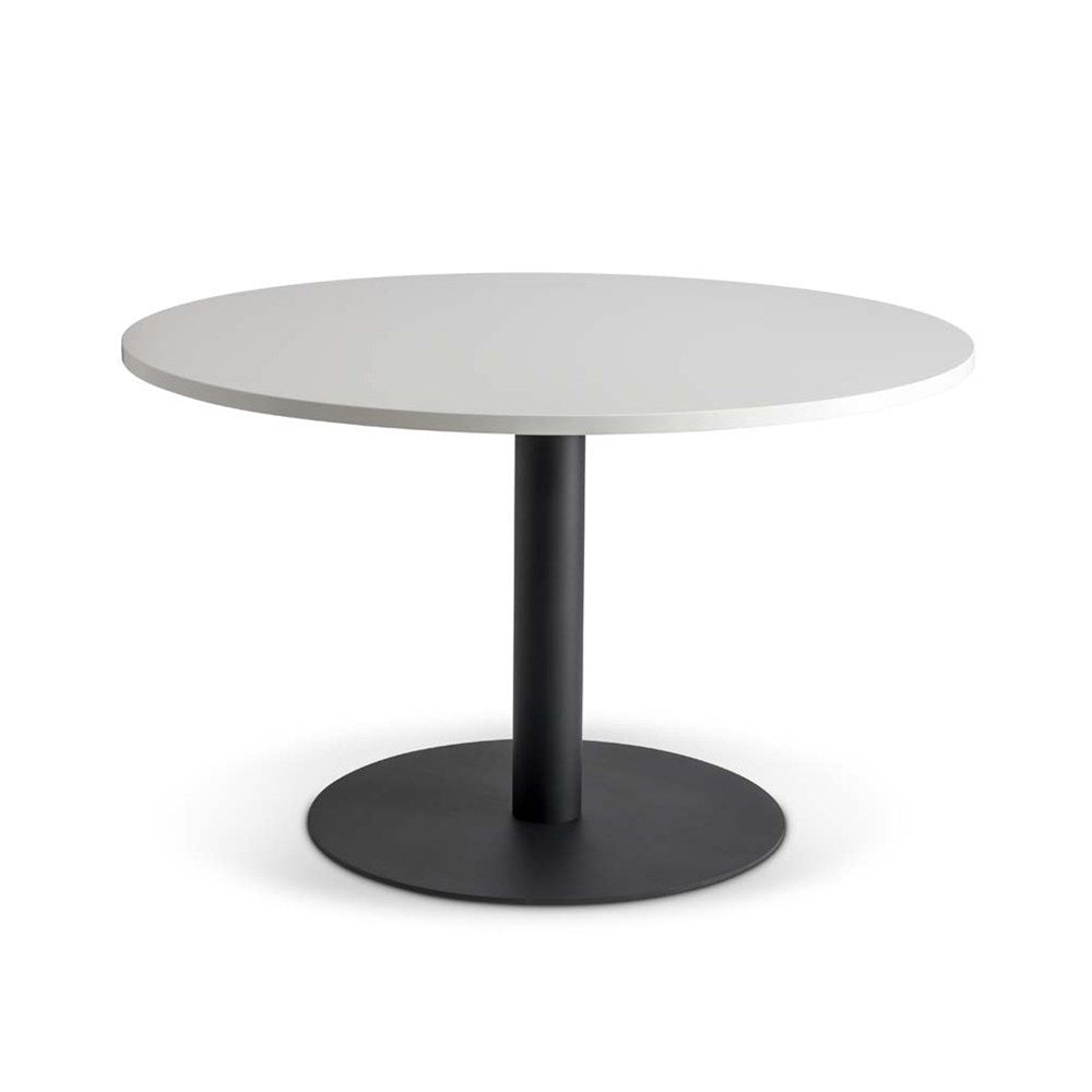 Modern Lunar Conference Table - Stylish Round Office Meeting Desk for Collaborative Workspaces - Perfect for Boardrooms, Team Meetings, and Office Presentations