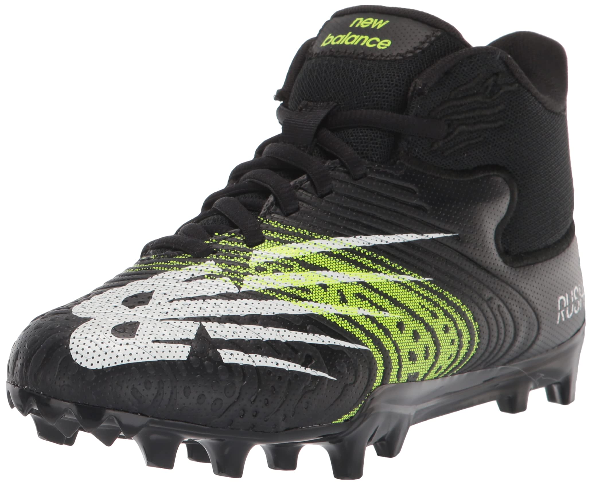 New Balance Men's Rush V3 Mid Lacrosse Cleats - Lightweight Performance Shoes for Lacrosse Players - Perfect for Field Sports & Training