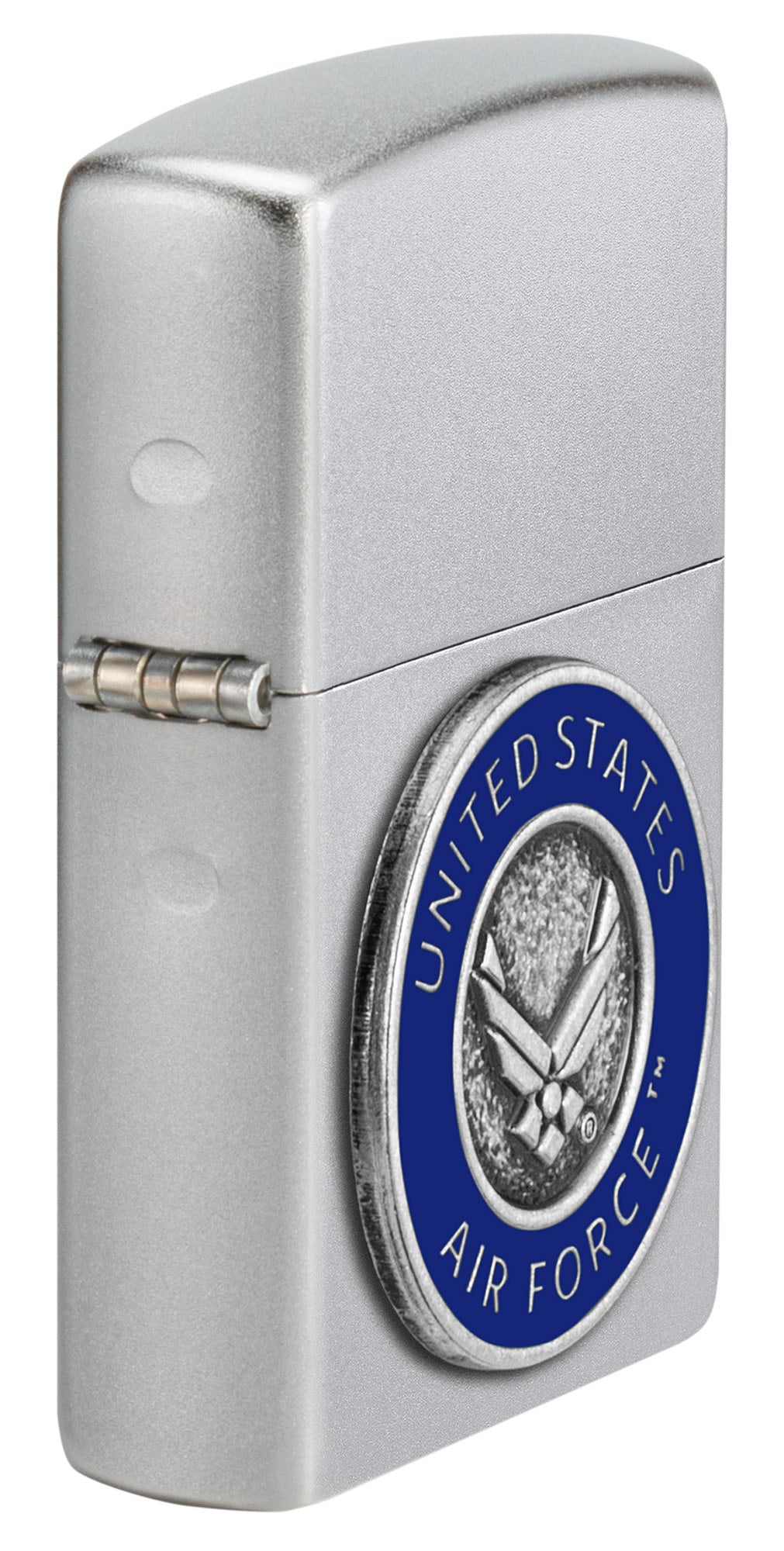 United States Air Force Emblem Art - Satin Chrome Finish - Perfect for Home Decor, Office Display & Military Memorabilia
