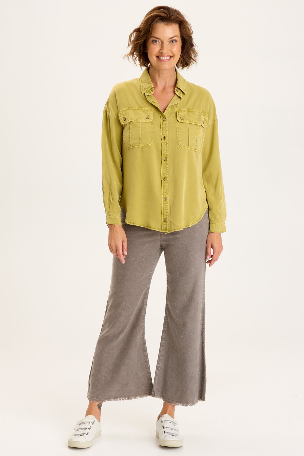 Men's Classic Twill Smithson Button-Up Shirt - Comfortable & Stylish Casual Wear for Work, Office & Everyday Outfits