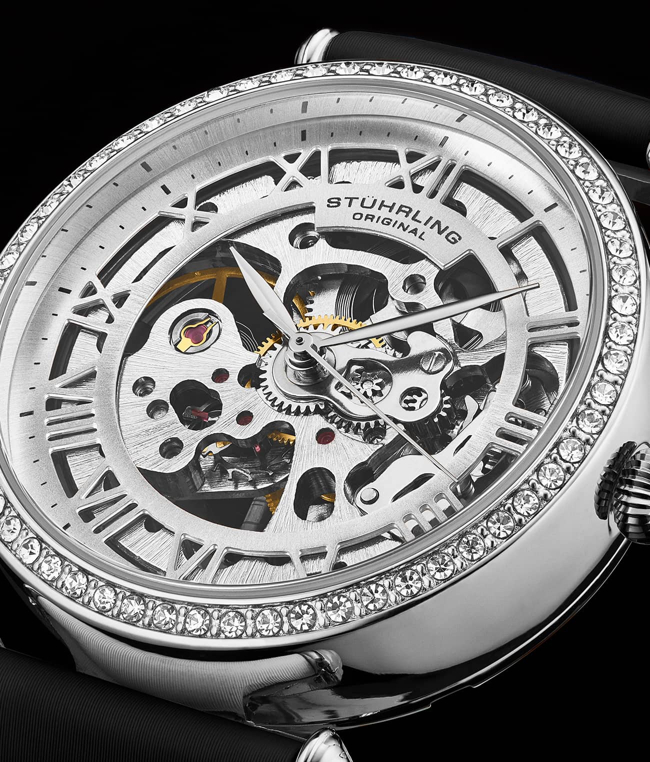 Luxury Automatic Skeleton Watch 38mm - Stainless Steel Men's Dress Watch for Business & Formal Occasions