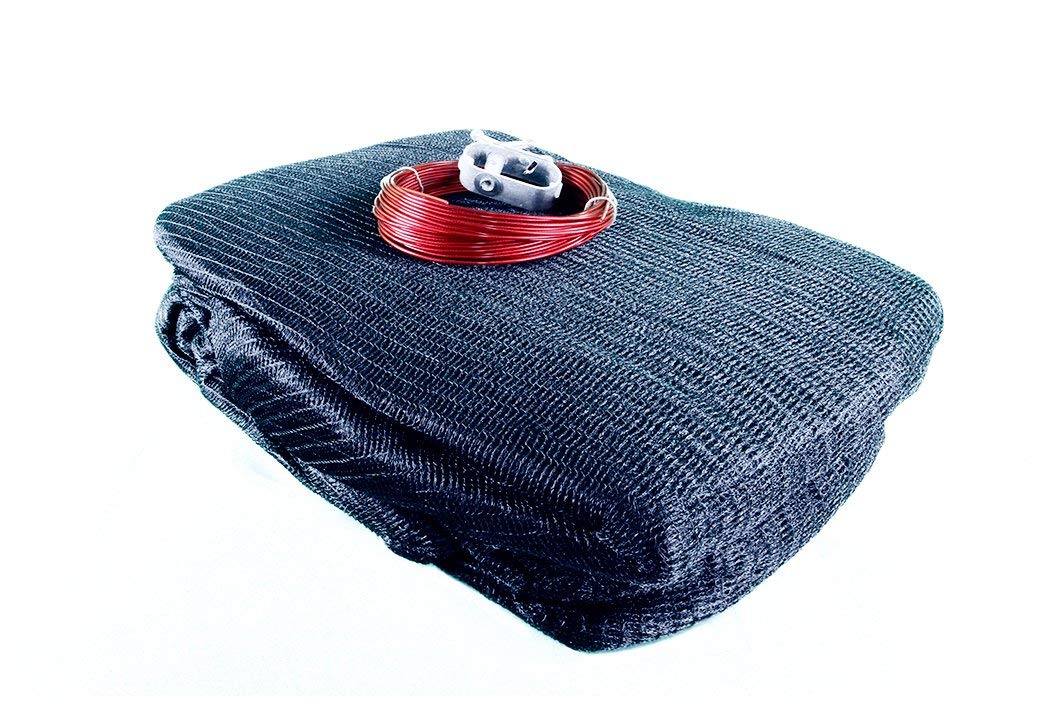 16x32ft Oval Above Ground Pool Leaf Net Cover - Durable Mesh Winter Pool Cover to Protect from Leaves & Debris - Perfect for Seasonal Pool Protection & Easy Maintenance