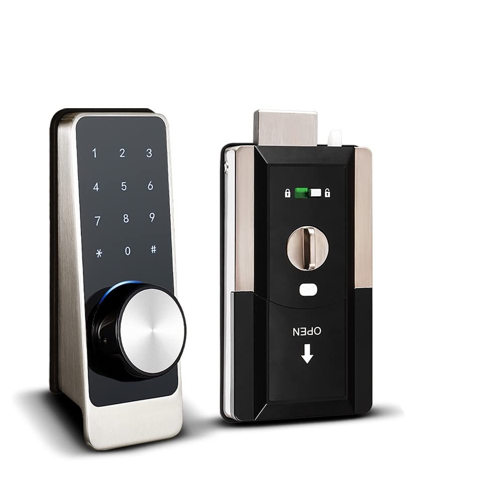 Waterproof Smart Door Lock - WiFi Electronic Keypad Lock with Remote Control, RFID, Tuya & Smart Life App - Ideal for Homes, Apartments & Offices