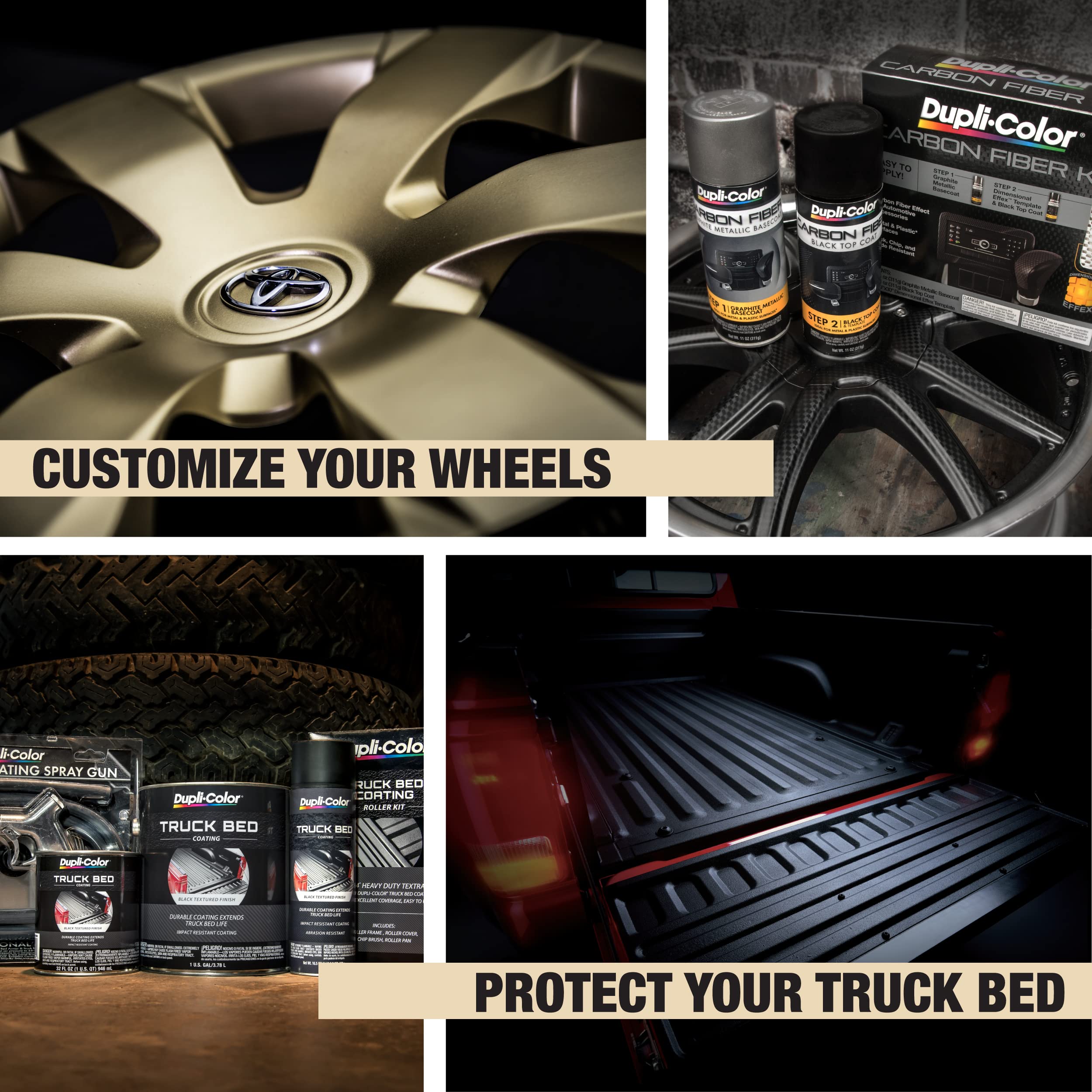 Best Truck Bed Coating Accessories - Durable Protective Spray for Pickup Truck Beds - Perfect for DIY Auto Protection & Off-Road Vehicle Maintenance