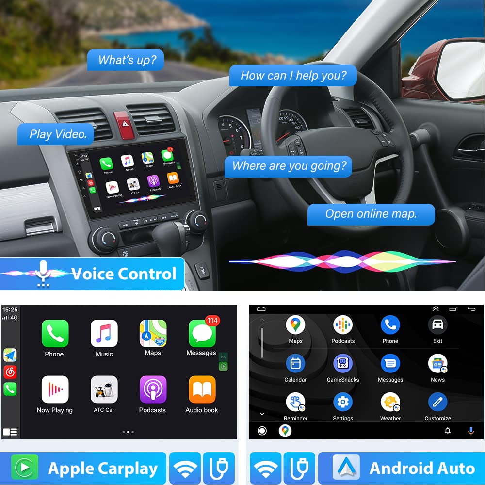 Android 13 Car Stereo for Honda CRV 2007-2011 | 9