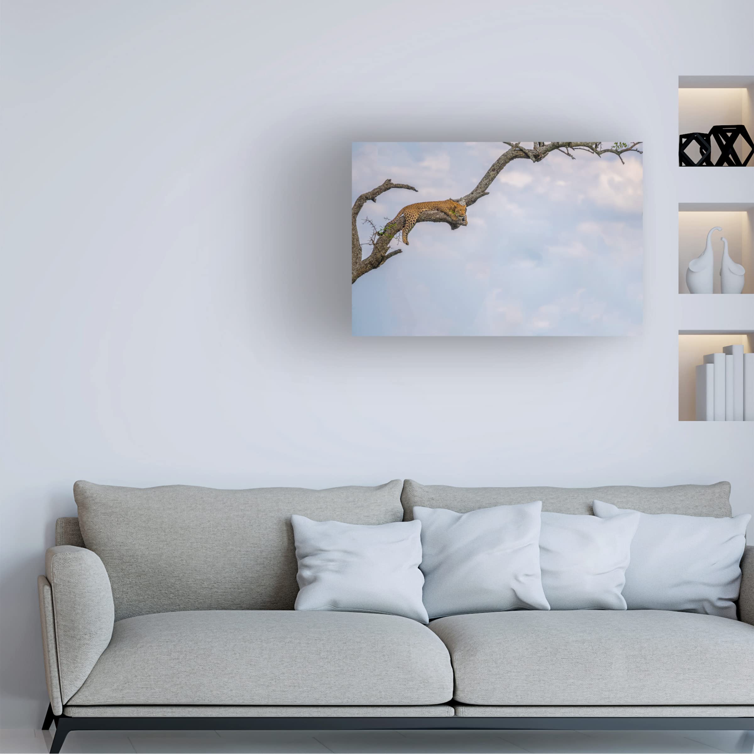 Trademark Fine Art 'Point Of View' Canvas Wall Art by Mohammed Alnaser - Modern Abstract Painting for Living Room, Bedroom & Office Decor