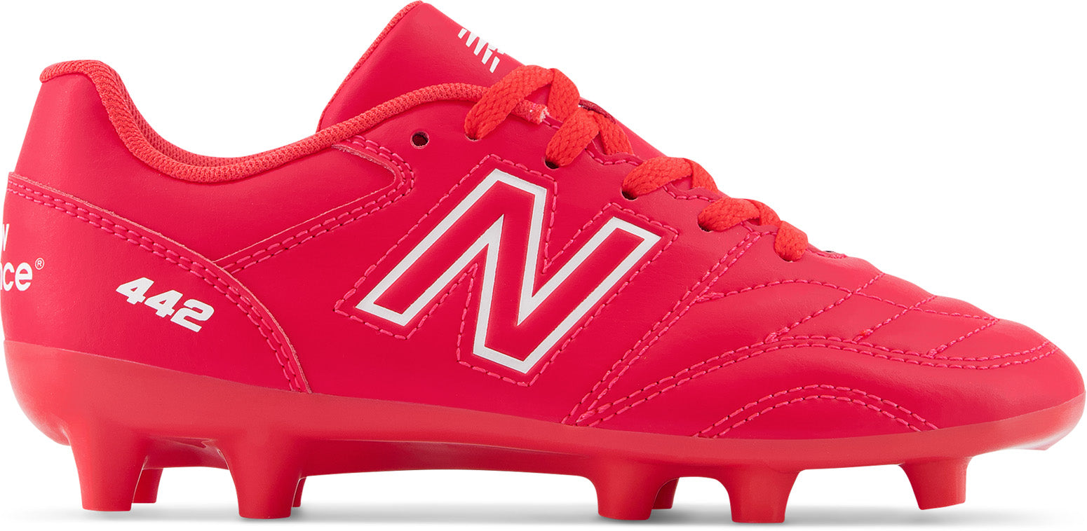 Adidas 442 V2 Academy FG Junior's Soccer Cleats - Firm Ground Football Boots for Boys & Girls (Medium Width) - Perfect for Training & Matches on Natural Grass