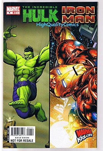 Hulk Iron Man Comic Book Sampler - Bruce Banner & Tony Stark 2008 NM Condition - Perfect for Marvel Collectors & Comic Book Enthusiasts