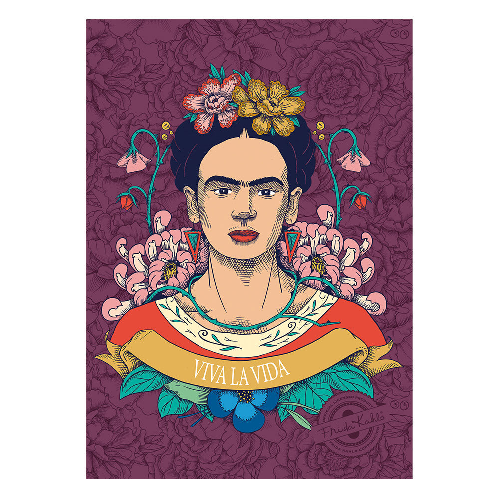 Clairefontaine Frida Kahlo Stationery Set - 20 Premium Letter Writing Papers & Envelopes - Artistic Floral Design for Correspondence, Thank You Notes & Gift Giving