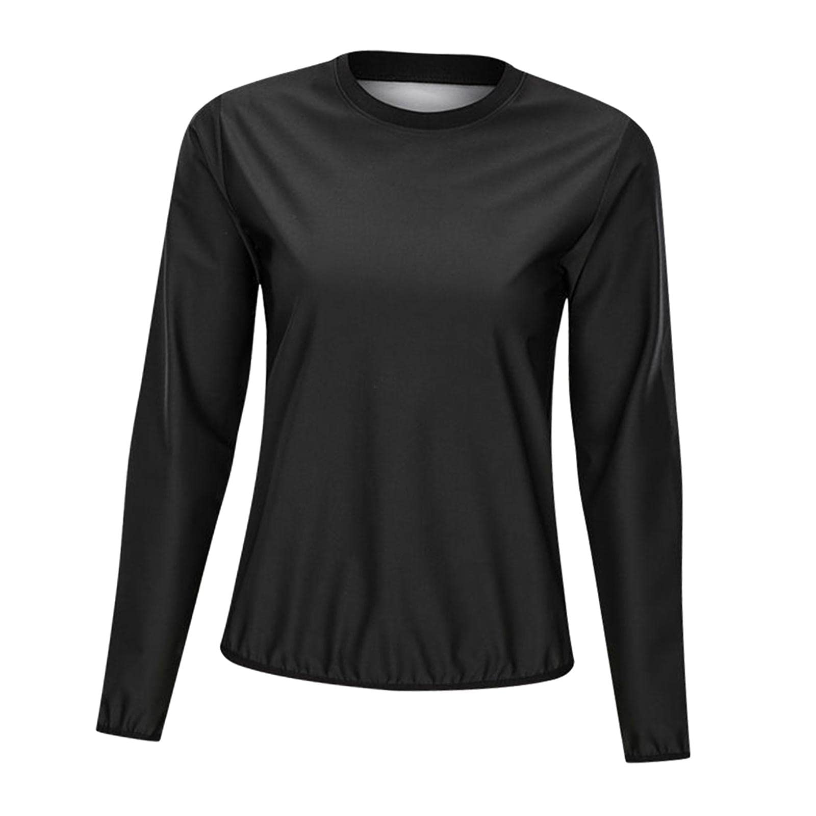 AMLESO Women's Long Sleeve Sauna Suit Workout Clothes - Sweat Waist Trainer Shapewear for Exercise & Weight Loss | Gym, Running, Yoga, Fitness Training
