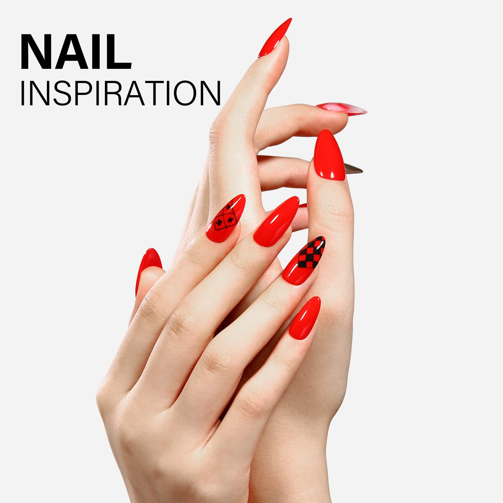 AILLSA Ruby Red Gel Nail Polish - Bright Rose Color UV/LED Soak Off Gel for Long Lasting Manicure (0.51 Fl Oz) | Perfect for Salon Quality Nails at Home, Parties & Special Occasions