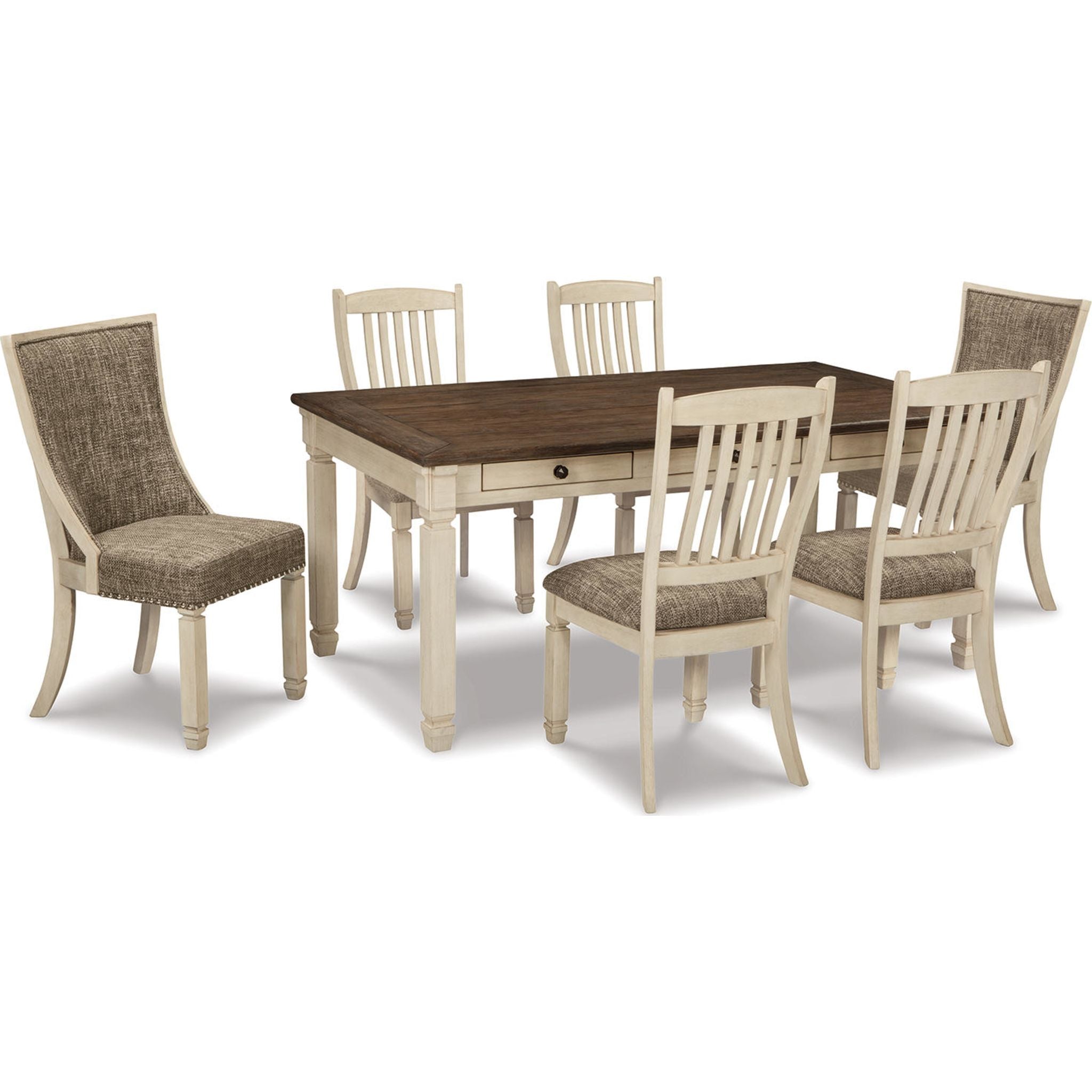 Bolanburg 5-Piece Dining Set - Modern Kitchen Table and Chairs for Small Spaces - Perfect for Apartments, Breakfast Nooks & Cozy Family Meals