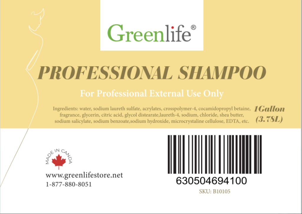 Professional Shampoo 1 Gallon (3.78L) - Salon Quality Hair Care for Daily Use, Salons & Spas - Bulk Size for Long-Lasting Value
