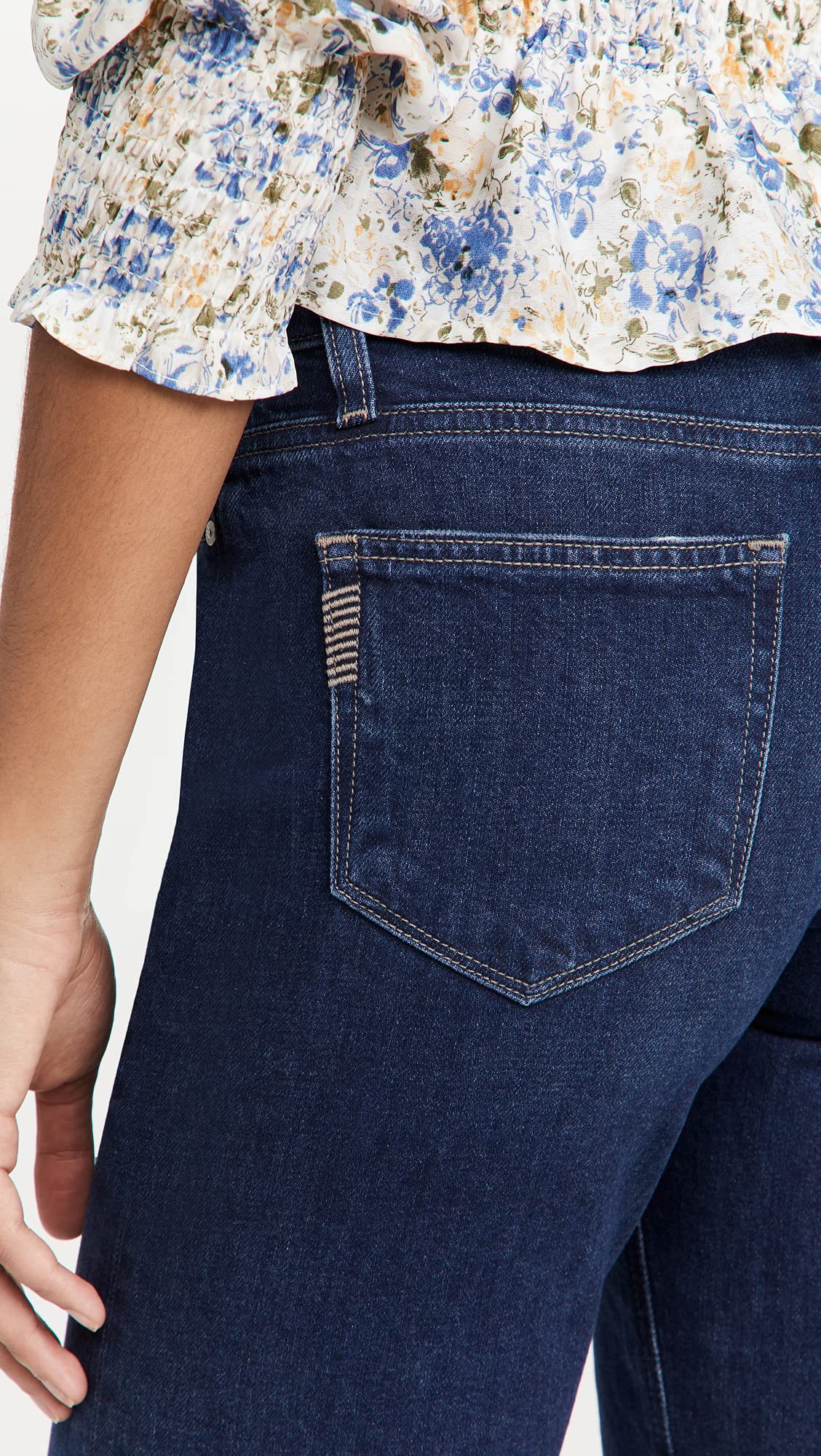 PAIGE Women's Leenah Ankle Jeans - High Waist Slim Fit Stretch Denim Pants for Casual Wear & Everyday Outfits