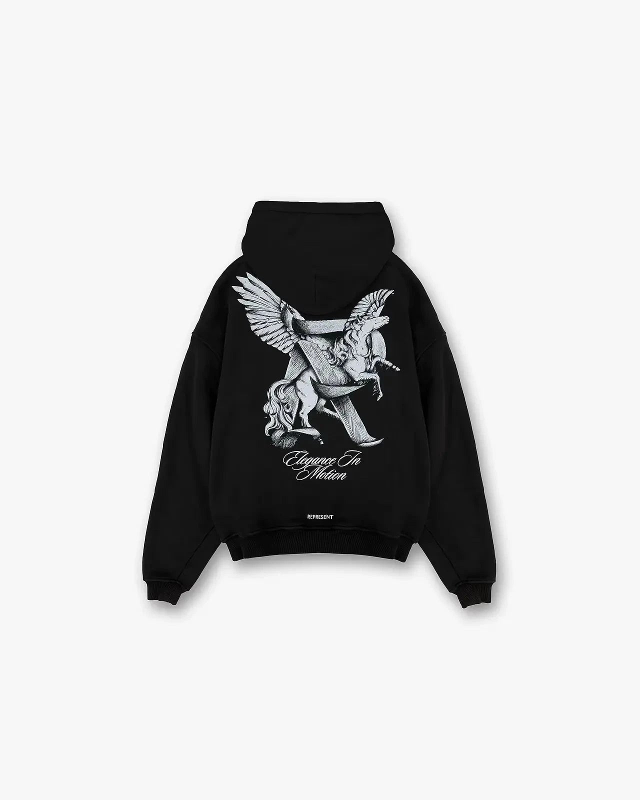 REPRESENT Elegance in Motion Hoodie - Stylish & Comfortable Pullover Sweatshirt for Men & Women | Perfect for Streetwear, Casual Outfits & Gym Wear