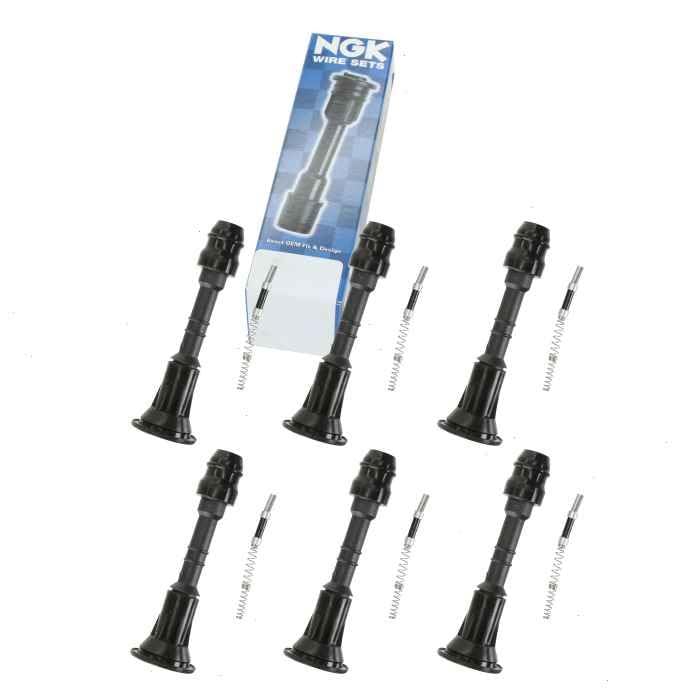 NGK Ignition Coil Boots 6-Piece Set - Compatible with Nissan Pathfinder 3.5L 4.0L V6 (2001-2012 Models) - Perfect for Engine Performance & DIY Auto Repairs