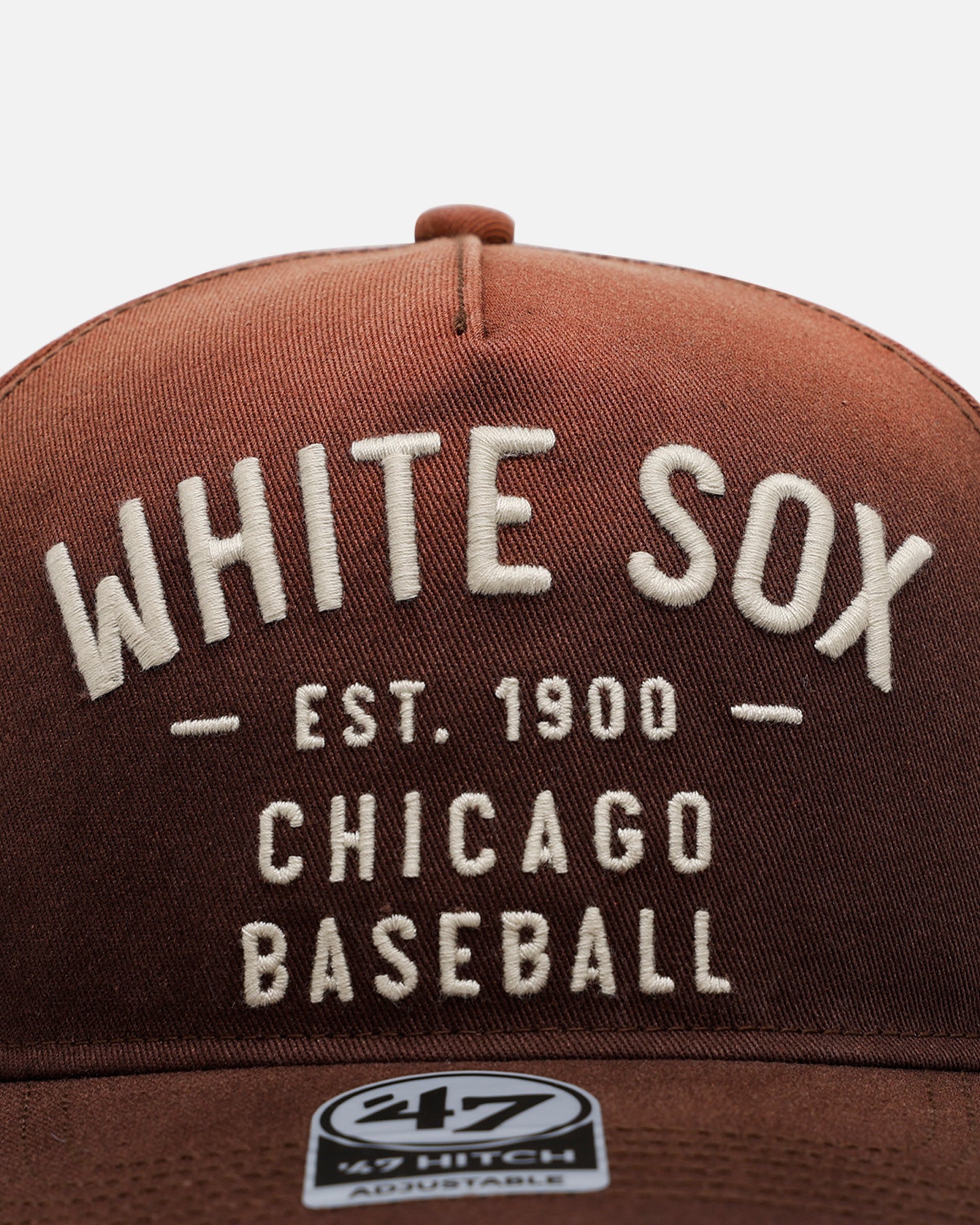 47 Brand Chicago White Sox 'Dusted' 47 Hitch Snapback Brown Hat - Adjustable Baseball Cap for Men & Women - Perfect for Sports Fans, Casual Wear & Outdoor Activities
