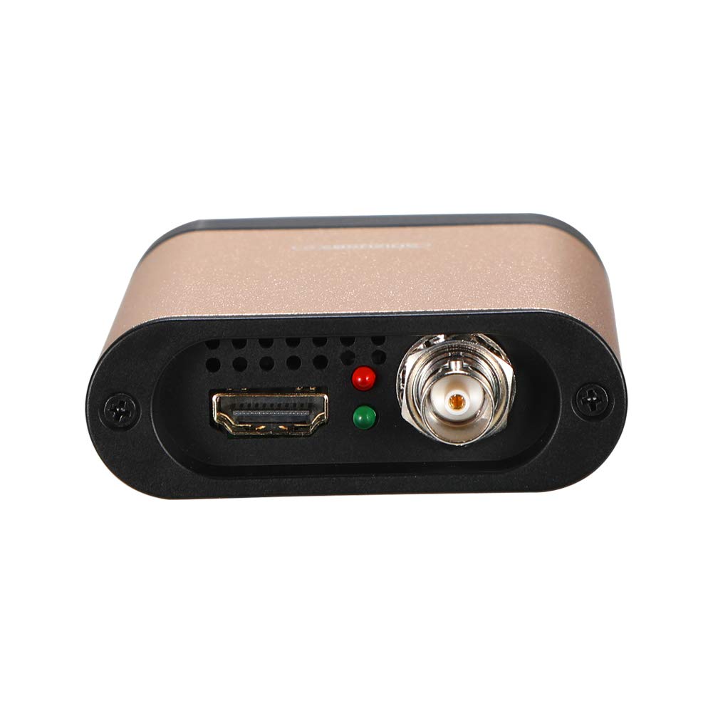 SDTNOVA HDMI SDI Video Capture Card - USB 3.0 External Game Capture Device with 360MB/s Speed, 1080P 60FPS, UVC YUV422, Plug & Play for Windows/Linux/Mac - Perfect for Live Streaming, Gaming, Video Recording & Professional Broadcasting