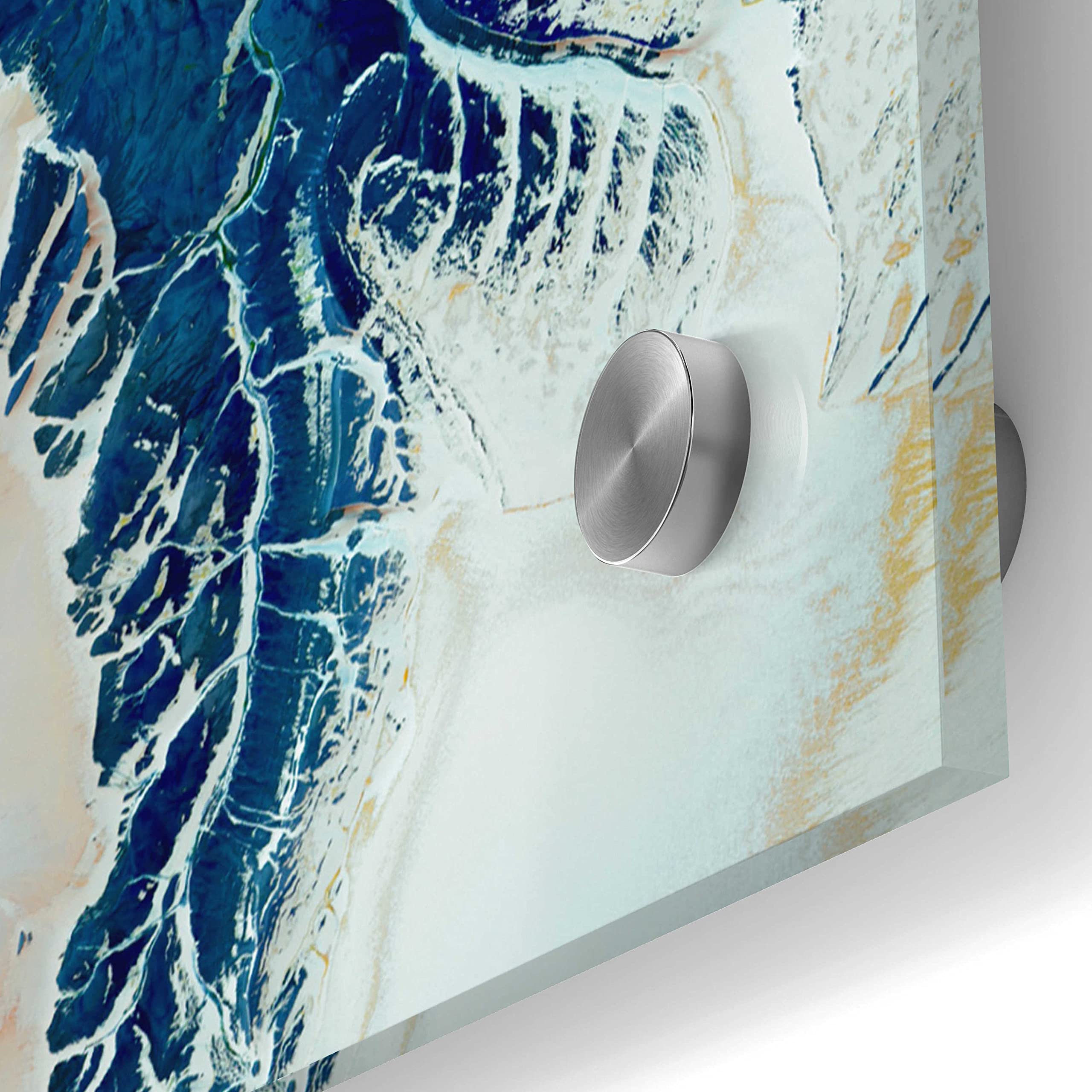 Epic Art 'Earth as Art: Rapid Ice Movement' - 36x36 Inch Acrylic Glass Wall Decor | Modern Home & Office Artwork | Perfect for Living Room, Bedroom or Office Decor