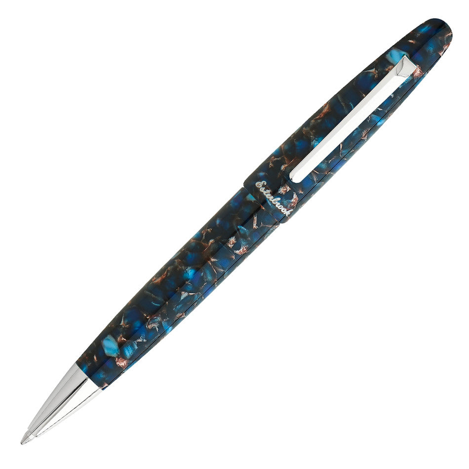 Esterbrook Estie Ballpoint Pen - Nouveau Bleu with Palladium Trim | Premium Writing Instrument for Office, Business & Gifting | Elegant Everyday Carry Pen for Professionals