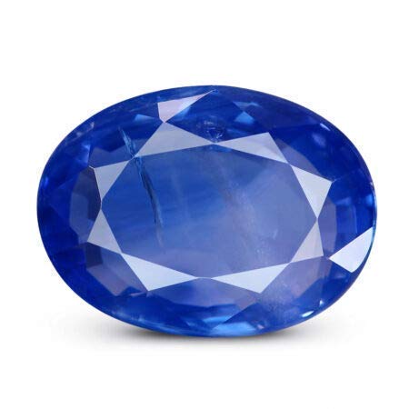 6.25 Ratti (5.62 Carat) Natural Blue Neelam Stone - Certified Genuine Sapphire Gemstone for Jewelry Making & Astrological Benefits | Perfect for Rings, Pendants & Healing Crystal Collections