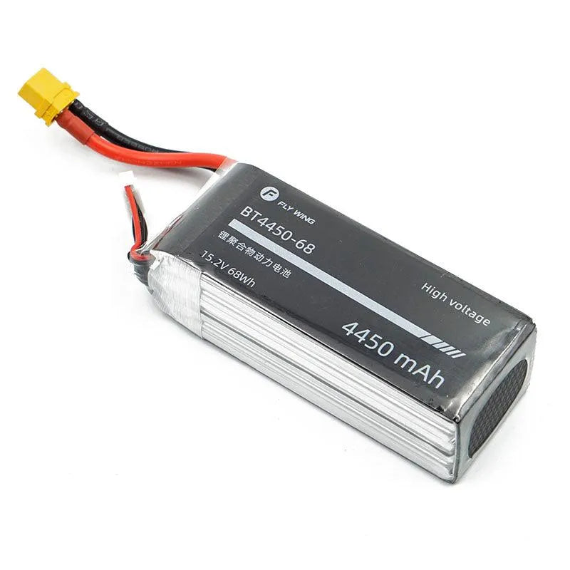Fly Wing 4S1P 15.2V 4450mAh LiPo Battery for FW450L V2 RC Helicopter - High Performance Replacement Battery for Long Flight Time - Perfect for Aerial Photography, FPV Racing & RC Hobby Flying