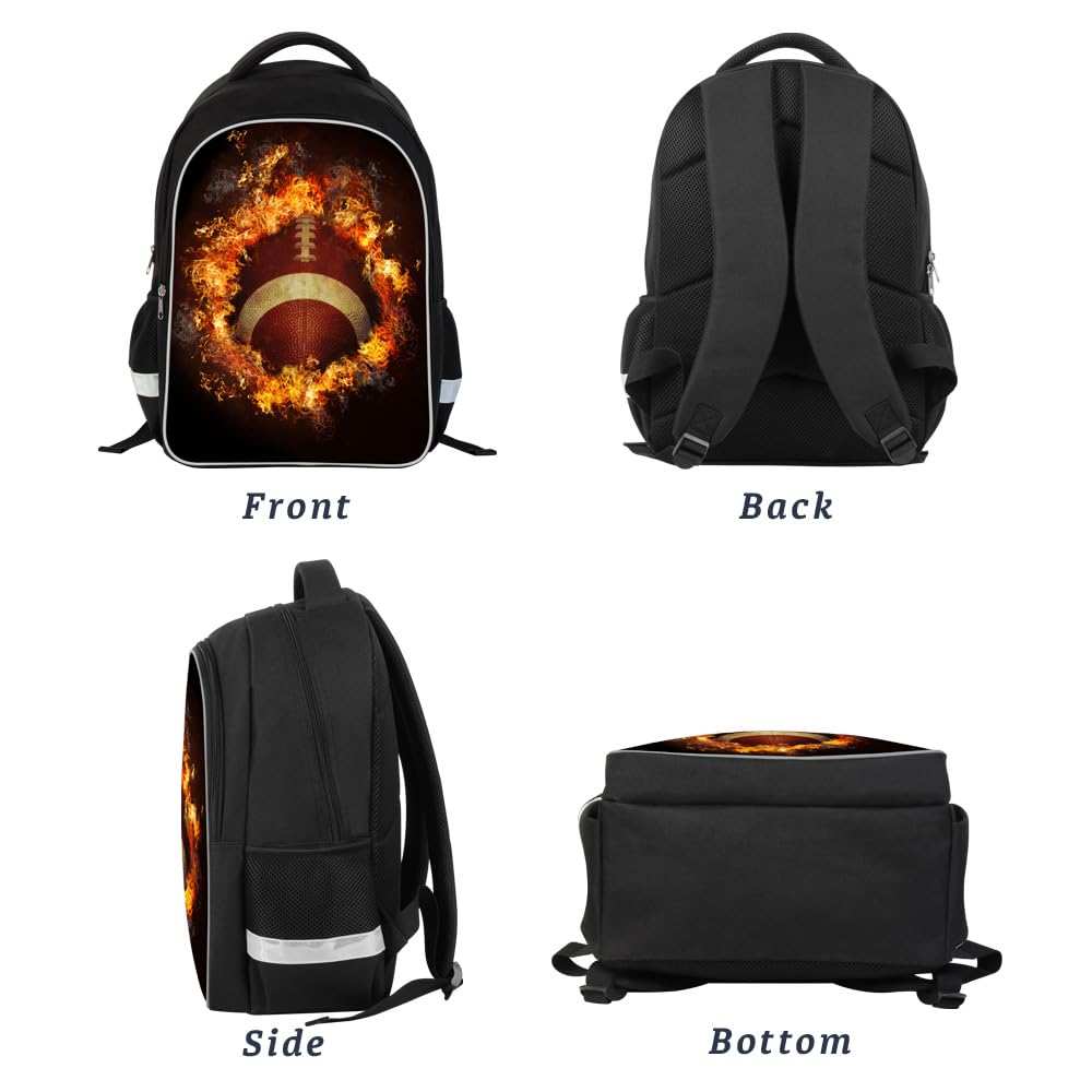 **Luminous 3D Print School Backpack - Large Capacity Lightweight Bookbag for Kids & Teens - Perfect for School, Travel, and Outdoor Adventures**