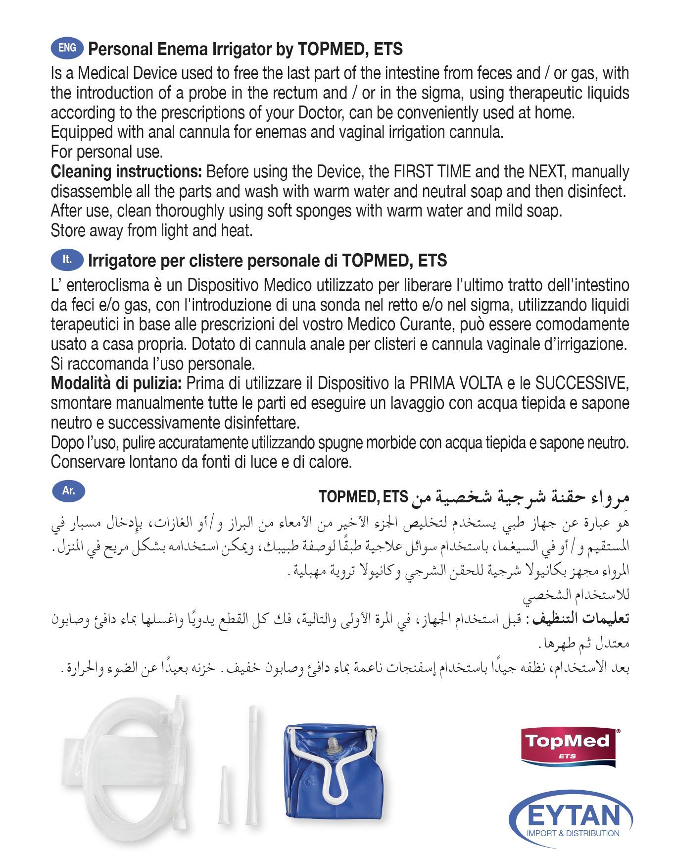 Enema Kit for Home & Travel Use - Portable Colon Cleansing System for Constipation Relief & Detox